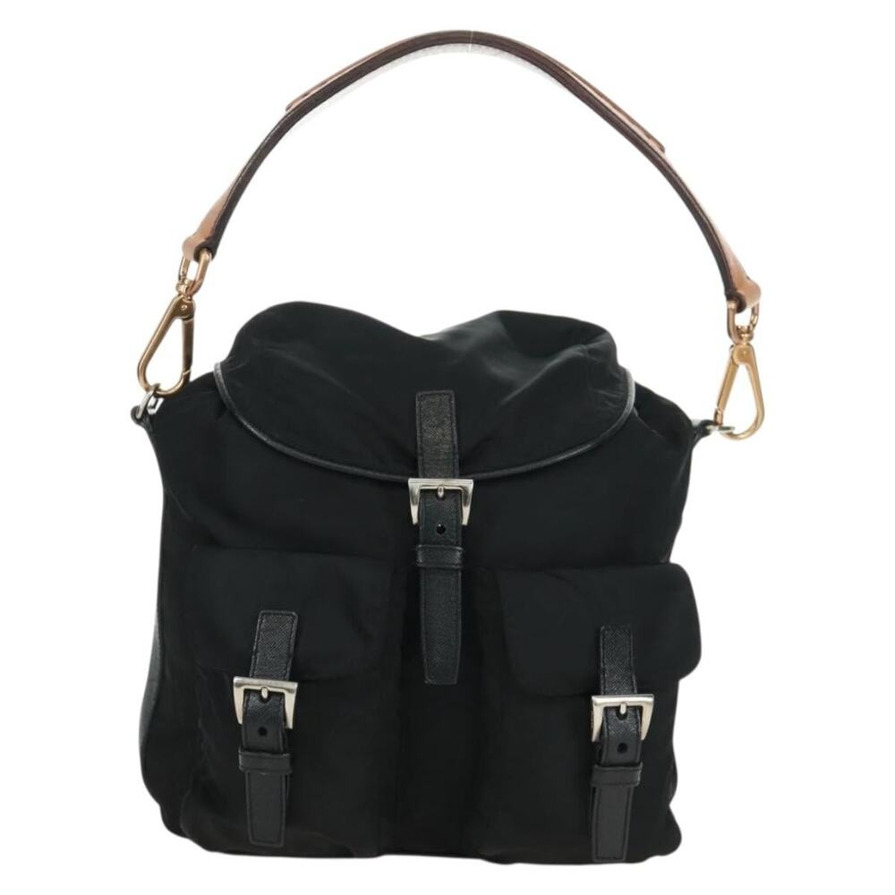Prada Nylon Shoulder Bag Black